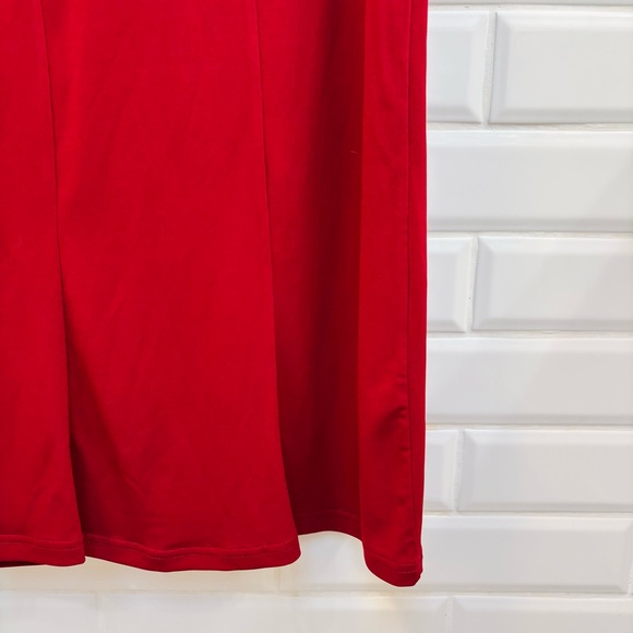 NWT Vintage Women’s Medium Merona Red A-Line Skirt - Picture 4 of 7